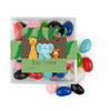 Personalized Baby Shower Jungle Buddies JUST CANDY® favor cube with Jelly Beans