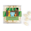 Personalized Baby Shower Jungle Buddies JUST CANDY® favor cube with Jelly Beans