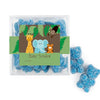 Personalized Baby Shower Jungle Safari Animals Favor Cube with Gummy Bears