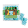 Personalized Baby Shower Jungle Safari Animals Favor Cube with Gummy Bears