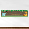 Personalized Jungle Safari Baby Shower 5 Ft. Banner