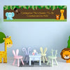 Personalized Jungle Safari Baby Shower 5 Ft. Banner