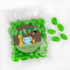 Personalized Baby Shower Jungle Safari Animals Candy Bags with Jelly Beans