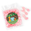 Personalized Baby Shower Jungle Safari Animals Candy Bags with Jelly Beans