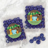 Personalized Baby Shower Jungle Safari Animals Candy Bags with Just Candy Milk Chocolate Gems