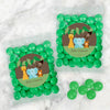 Personalized Baby Shower Jungle Safari Animals Candy Bags with Just Candy Milk Chocolate Gems