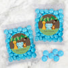 Personalized Baby Shower Jungle Safari Animals Candy Bags with Just Candy Milk Chocolate Gems