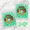 Personalized Baby Shower Jungle Safari Animals Candy Bags with Just Candy Milk Chocolate Gems