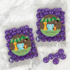 Personalized Baby Shower Jungle Safari Animals Candy Bags with Just Candy Milk Chocolate Gems