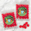 Personalized Baby Shower Jungle Safari Animals Candy Bags with Just Candy Milk Chocolate Gems