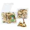 Baby Shower Jungle Saffari Animals Clear Gift Box with Sticker - Approx. 16 Hershey's Kisses