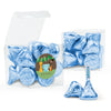 Baby Shower Jungle Saffari Animals Clear Gift Box with Sticker - Approx. 16 Hershey's Kisses