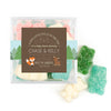 Personalized Baby Shower Forest Friends Favor Cube with Gummy Bears