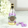 Personalized Baby Shower Forest Friends Champagne Bottle with Milk Chocolate Minis