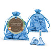 Personalized Baby Shower Forest Friends Organza Bags with Hershey's Kisses