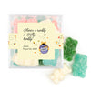 Personalized Baby Shower Pooh Favor Cube with Gummy Bears