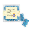 Personalized Baby Shower Pooh Favor Cube with Gummy Bears