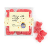 Personalized Baby Shower Pooh Favor Cube with Gummy Bears