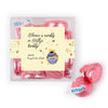 Personalized Baby Shower Pooh Favor Cube with Hershey's Kisses