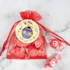 Personalized Baby Shower Pooh Taffy Organza Bag