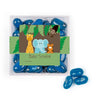 Personalized Baby Shower Jungle Safari Animals Favor Cube with Jelly Belly Jelly Beans