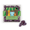 Personalized Baby Shower Jungle Safari Animals Favor Cube with Jelly Belly Jelly Beans