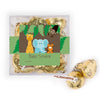 Personalized Baby Shower Jungle Safari Animals Favor Cube with Hershey's Kisses