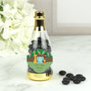 Personalized Baby Shower Jungle Safari Animals Champagne Bottle with Milk Chocolate Minis