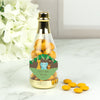 Personalized Baby Shower Jungle Safari Animals Champagne Bottle with Milk Chocolate Minis