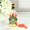 Personalized Baby Shower Jungle Safari Animals Champagne Bottle with Milk Chocolate Minis