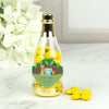 Personalized Baby Shower Jungle Safari Animals Champagne Bottle with Milk Chocolate Minis