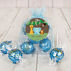 Personalized Baby Shower Jungle Safari Animals Lindt Truffle Organza Bag