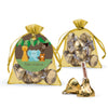 Personalized Baby Shower Jungle Safari Animals Organza Bags with Hershey's Kisses