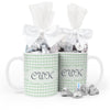 Personalized Baby Shower Initials 11oz Mug with Hershey's Kisses