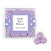 Personalized Baby Shower Polka Dot Favor Cube with Milk Chocolate Minis