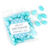 Personalized Baby Shower Polka Dot Candy Bags with Jelly Beans