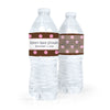 Personalized Baby Shower Polka Dot Water Bottle Sticker Labels (5 Labels)