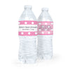 Personalized Baby Shower Polka Dot Water Bottle Sticker Labels (5 Labels)