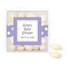 Personalized Baby Shower Polka Dot Favor Cube with Jelly Belly Jelly Beans