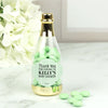 Personalized Baby Shower Stripes Champagne Bottle with Milk Chocolate Minis