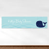 Personalized Baby Shower Whale 5 Ft. Banner