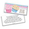 Gender Reveal Baby Shower Cupcakes Personalized Chocolate Bar Wrappers