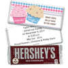 Gender Reveal Baby Shower Cupcakes Personalized Hershey's Milk Chocolate Bar