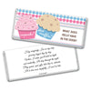 Gender Reveal Baby Shower Cupcakes Personalized Hershey's Milk Chocolate Bar