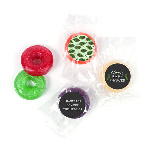 Baby Shower Personalized LifeSavers 5 Flavor Hard Candy Little Leaves of Love