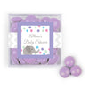 Personalized Baby Shower Elephant Chevron JUST CANDY® favor cube with Just Candy Milk Chocolate Minis