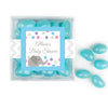 Personalized Baby Shower Elephant Chevron JUST CANDY® favor cube with Jelly Beans