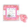 Personalized Baby Shower Elephant Chevron JUST CANDY® favor cube with Jelly Beans