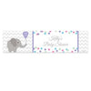 Personalized Baby Shower Chevron Elephant 5 Ft. Banner