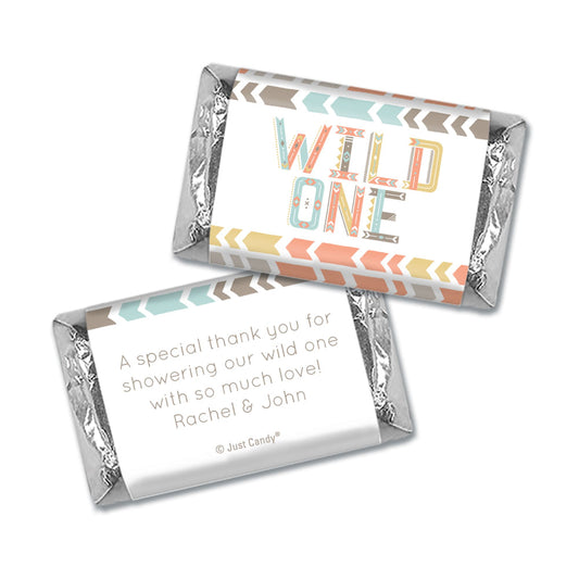 Baby Shower Personalized Hershey's Miniatures Wrappers Wild One